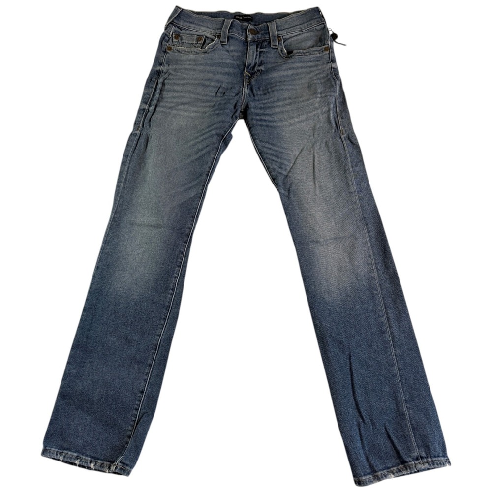 True Religion Rocco Relaxed Fit Skinny Jeans Mens 29 (30x32.5) Blue Denim Cotton